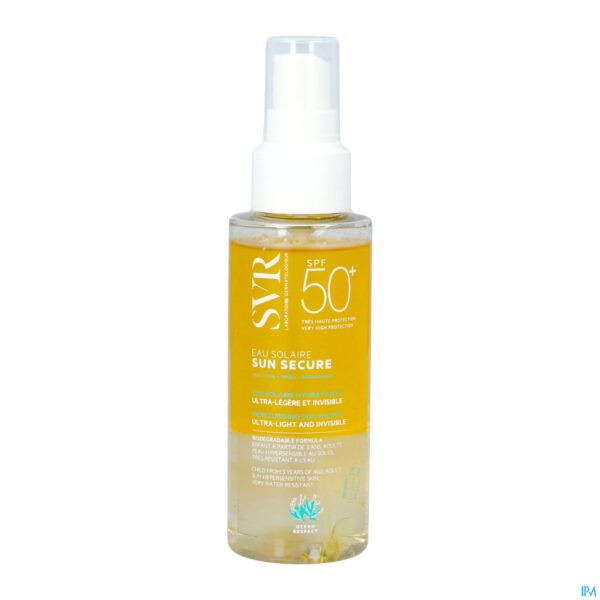 Packshot Svr Sun Secure Eau Solaire Spf50+ 100ml