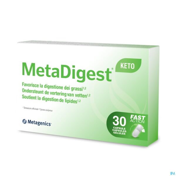 Packshot Metadigest Keto Caps 30 Metagenics