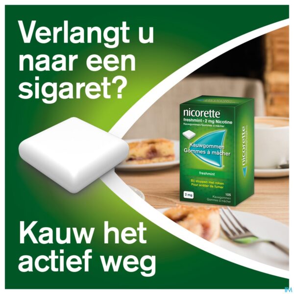 Lifestyle_image Nicorette Freshmint Kauwgom Suikervrij 105x2mg