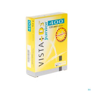Packshot Vista D3 400 Junior Smelttabletten 120