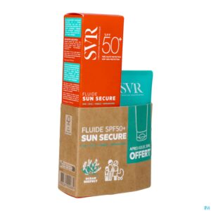 Packshot Svr Sleeve Sun Secure Fluide Ip50+&a/sun 50ml Grat