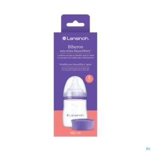 Packshot Lansinoh Zuigfles Natural Wave 160ml