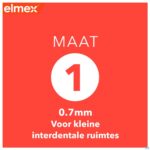 Lifestyle_image Elmex Set Interdentale Borsteltjes Iso 1 0,7mm 8