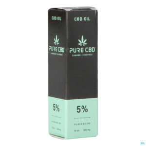 Packshot Pure Cbd Oil Full Spectrum 5% 10ml