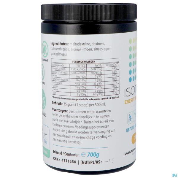 Packshot Sport Isotone Energy Agrum Drink700g Pharmanutrics Packshot Sport Isotone Energy Agrum Drink700g Pharmanutrics