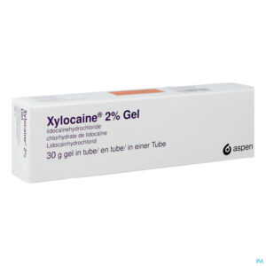 Packshot Xylocaine 2% Gel Tube 1 X 30ml
