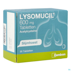 Packshot Lysomucil 600 Tabl 30 X 600mg