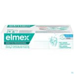 Packshot Elmex Sensitive Professional Tandpasta Tube 2x75ml