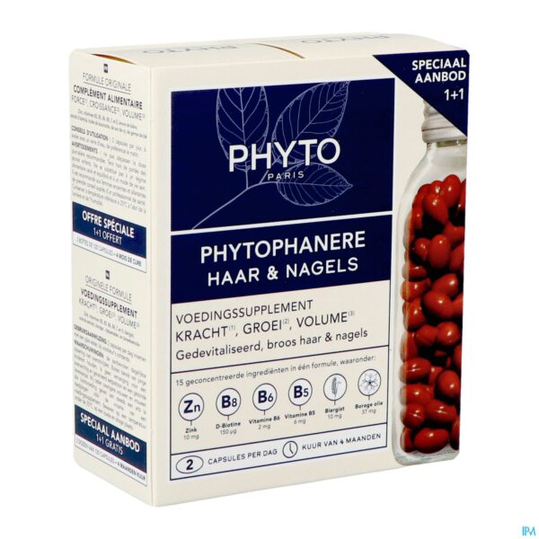 Packshot Phytophanere Haar & Nagels Caps 2x120