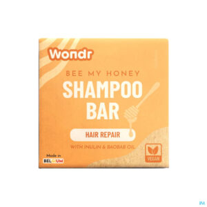 Packshot Wondr Shampoo Bar Honey Almond 55g