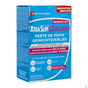 Packshot Xtraslim Chrono Woman 45+ Caps 60