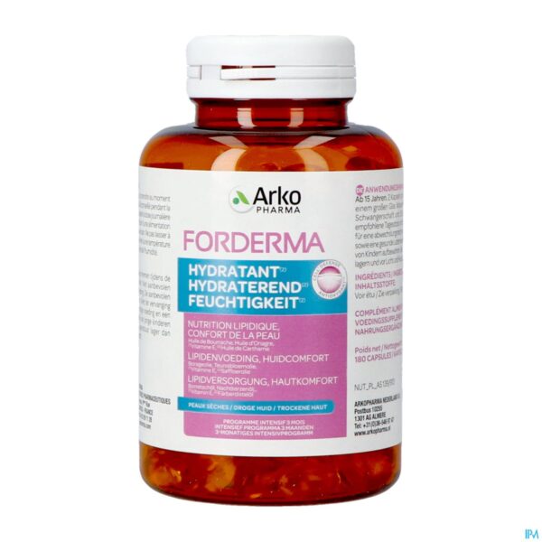 Productshot Forderma Hydraterend Caps 180