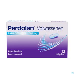 Packshot Perdolan Supp Ad 12x500mg