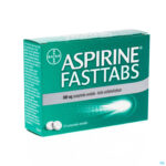 Packshot Aspirine Fasttabs 500mg Filmomh Tabl 20