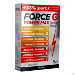 Packshot Vitavea Force g Power Max Lot Amp 20