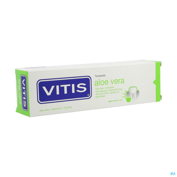 Packshot Vitis Aloe Vera Tandpasta 100ml