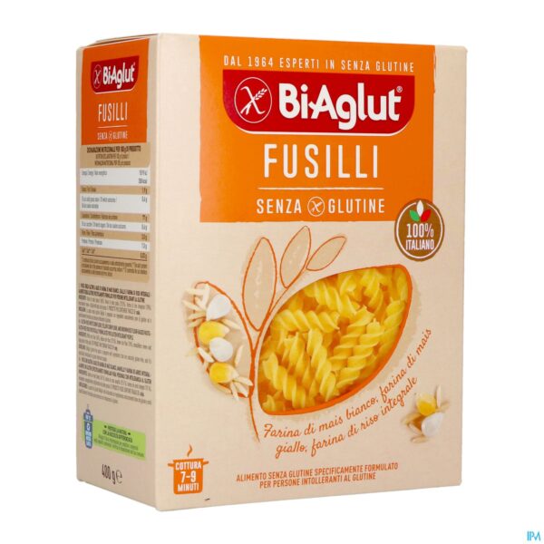 Packshot Bi-aglut Fusilli 400g 1101 Revogan