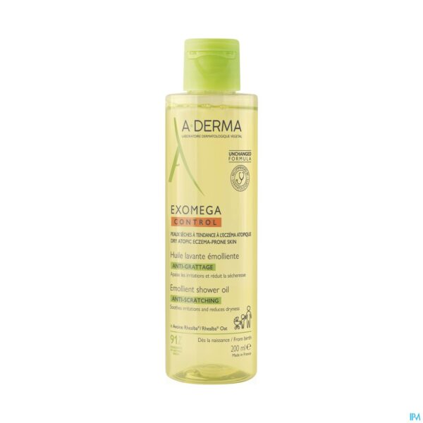 Packshot Aderma Exomega Control Emolierende Wasolie 200ml