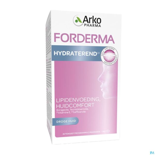Packshot Forderma Hydraterend Caps 180
