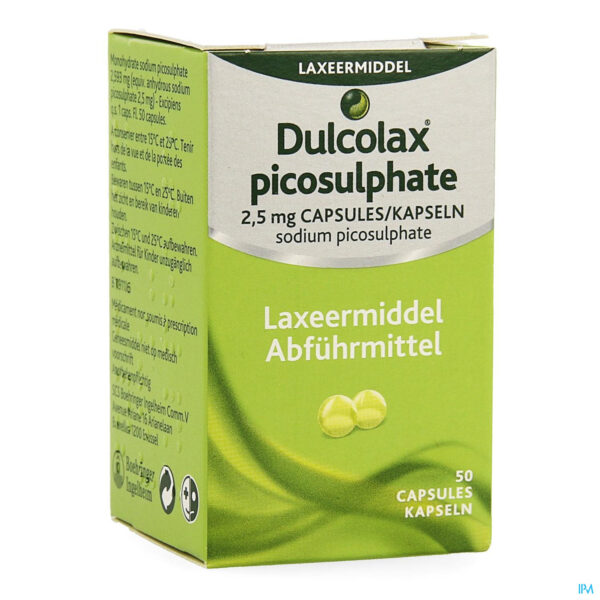 Packshot Dulcolax Picosulphate Caps 50x2,5mg