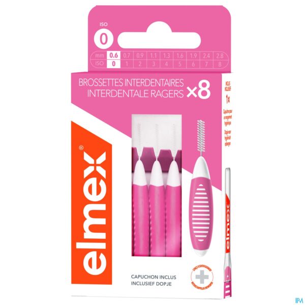 Packshot Elmex Set Interdentale Borsteltjes Iso 0 0,6mm 8 Packshot Elmex Set Interdentale Borsteltjes Iso 0 0,6mm 8