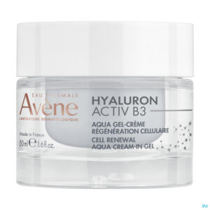 Productshot Avene Hyaluron Activ B3 Aqua Gel-cr Celvern. 50ml