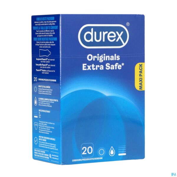 Packshot Durex Extra Safe Condoms 20