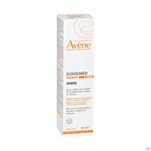 Packshot Avene Zon Sunsimed Pigment Creme Spf50+ 80ml