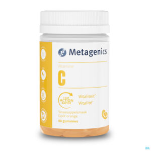Packshot Vitamine C Sinaasappel Gummies 60 Metagenics
