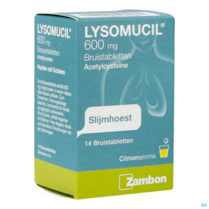 Packshot Lysomucil 600 Comp Eff 14 X 600mg