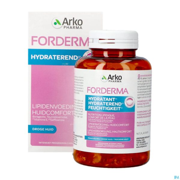 Productshot Forderma Hydraterend Caps 180