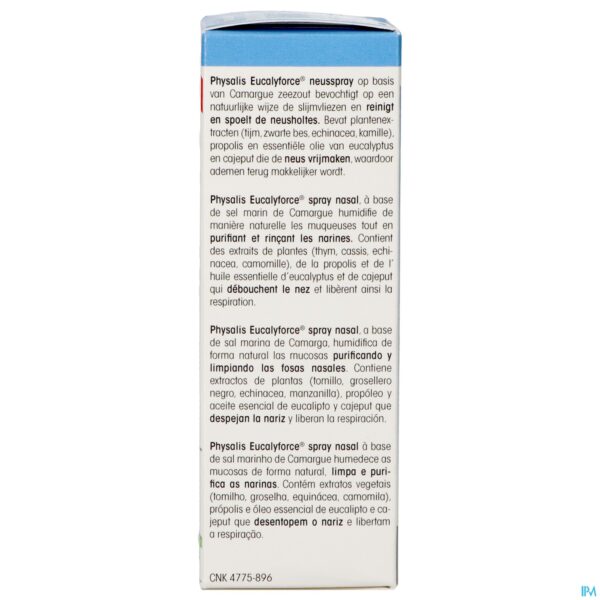 Packshot Physalis Eucalyforce Neusspray 30ml
