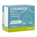 Packshot Lysomucil 600 Tabl 30 X 600mg