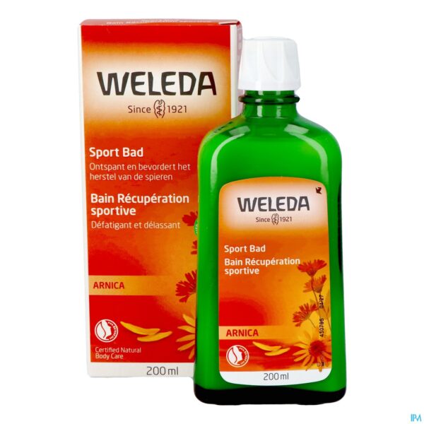 Productshot Weleda Arnica Sport Bad 200ml Nf Productshot Weleda Arnica Sport Bad 200ml Nf