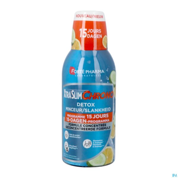 Packshot Xtraslim Chrono Detox Slankheid 450ml