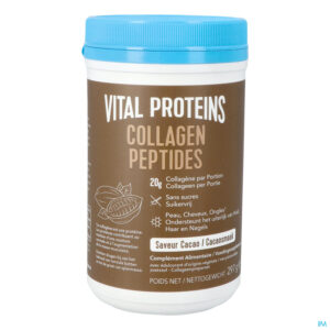 Packshot Vital Proteins Collagen Peptides Cacao Pdr 297g