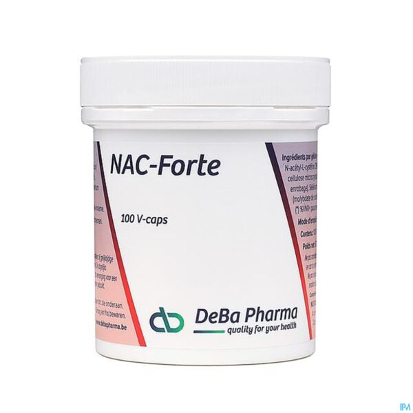 Packshot Nac Forte V-caps 100 Deba