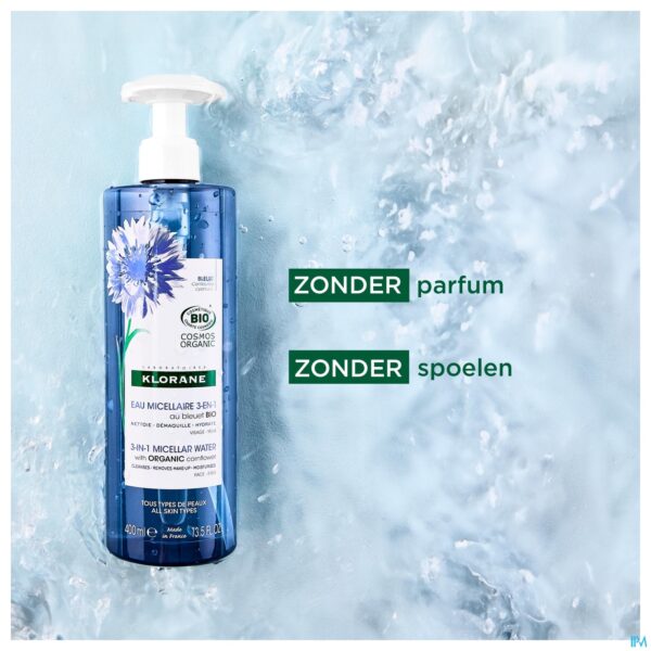 Lifestyle_image Klorane Gezicht Korenbloem Micelair Water 400ml Nf