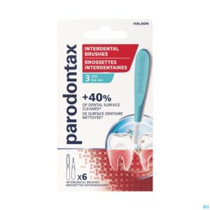 Packshot Parodontax Interdental Brushes 0,6mm 6