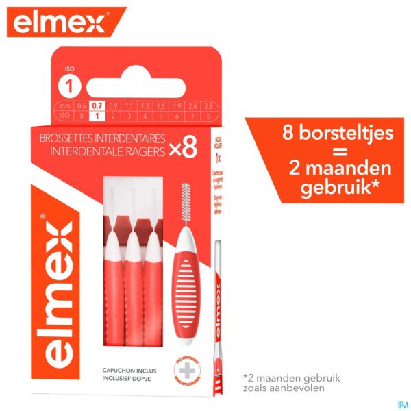 Lifestyle_image Elmex Set Interdentale Borsteltjes Iso 1 0,7mm 8