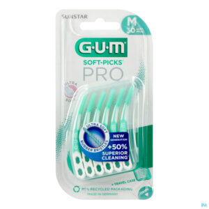 Packshot Gum Soft Picks Pro Medium 30