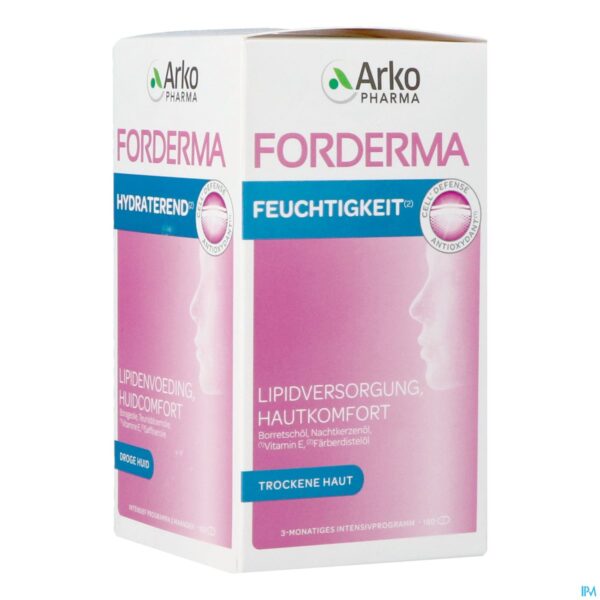 Packshot Forderma Hydraterend Caps 180