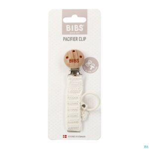 Packshot Bibs Fopspeenketting Knitted Ivory