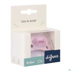 Packshot Difrax Fopspeen Natural 0-6m Spec Edit Rose Quartz
