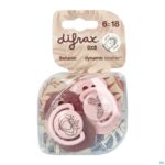 Packshot Difrax Fopspeen Dynamic Botanic 6-18m 2