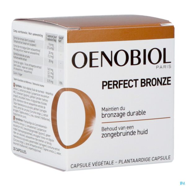 Packshot Oenobiol Perfect Bronze Caps 30 Packshot Oenobiol Perfect Bronze Caps 30