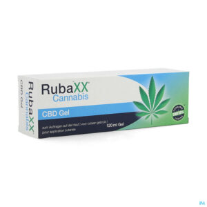 Packshot Rubaxx Cannabis Cbd Gel 120g