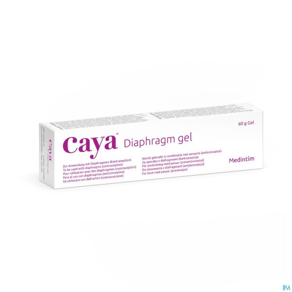 Packshot Caya Gel Pessarium Tube 60g