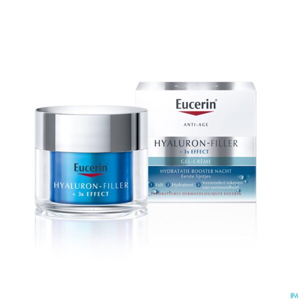 Productshot Eucerin Hyaluron Filler+ X3 Nachtcr Hydra B. 50ml