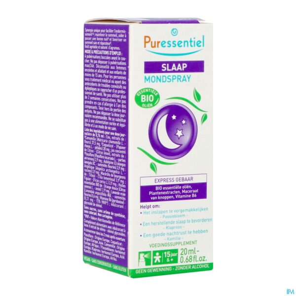 Packshot Puressentiel Slaap Mondspray 20ml